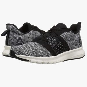 Reebok Print Lite Rush Black, Chalk, White Running Shoe